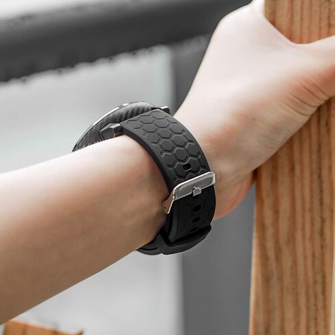 حزام/حزام ساعة FitTurn لـ Kospet Tank T2/T3/T3 Ultra/T3 Ultra 2/M2/M3/M3 Ultra Smartwatch Band إكسسوارات بديلة مع مشابك معدنية حزام ساعة/سوار معصم من السيليكون in Saudi Arabia