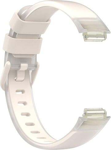 حزام TenCloud متوافق مع Fitbit Inspire 3 أحزمة معصم رياضية من السيليكون قابلة للغسل مخصصة للساعة الذكية Inspire 3 (Starlight) in Kuwait