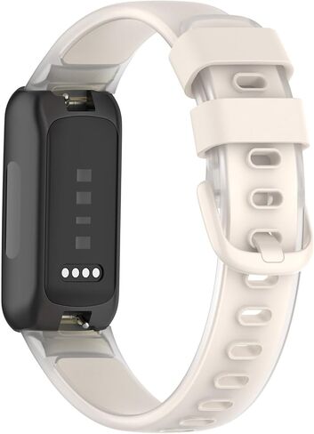 حزام TenCloud متوافق مع Fitbit Inspire 3 أحزمة معصم رياضية من السيليكون قابلة للغسل مخصصة للساعة الذكية Inspire 3 (Starlight) in Kuwait