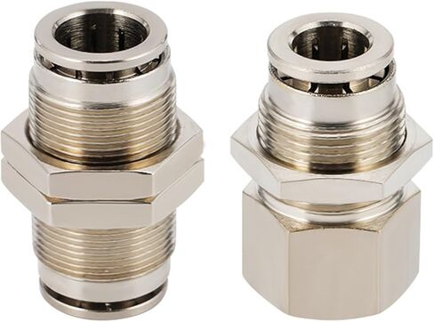 All Copper Joint PM PMF Partition Straight Through Pneumatic Trachea Quick Connector 1Pcs(PMF6-04) in Saudi Arabia