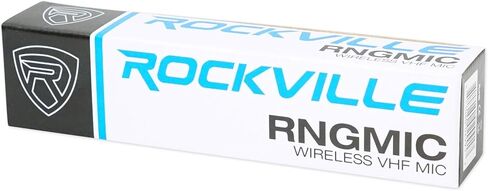 Rockville RNGMIC Wireless Microphone for RockNGo 8/10 Speakers, VHF 260.3MHz, Long Range, Durable Design, for Karaoke and Events in Saudi Arabia
