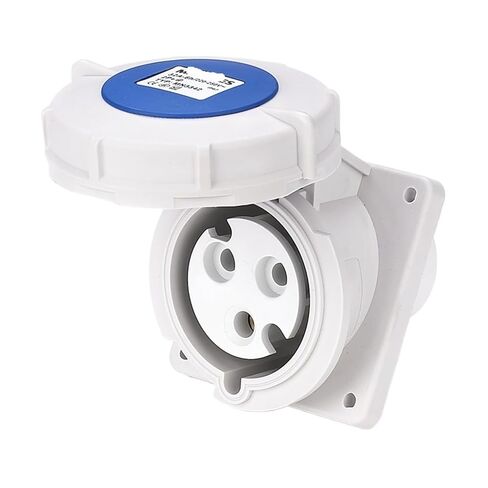 Industrial Socket 32A Concealed Straight seat MN3342 32A*220V*3 Holes*7.04KW in Saudi Arabia