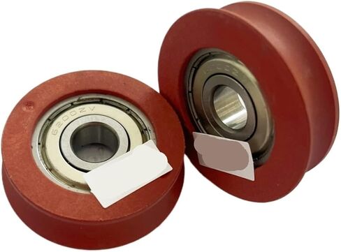 100pcs KM89629G02 OD44mm W12mm 6200Z M8 Elevator Door Hanger Roller Red Elevator Spare Parts Lift Spare Parts for Maintenance in Saudi Arabia
