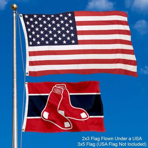 Boston Red Sox 2x3 Foot Small Flag in Saudi Arabia