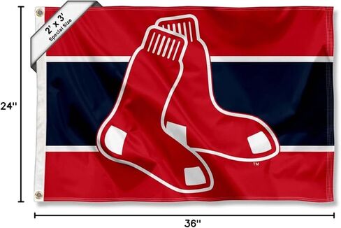 Boston Red Sox 2x3 Foot Small Flag in Saudi Arabia