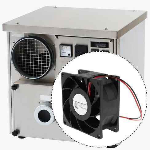 مروحة محورية عاكسة 2 دبوس 24 فولت 0.45 أمبير V35132-16F V35132-55RA متوافقة مع Nidec 80x80x38mm in Kuwait