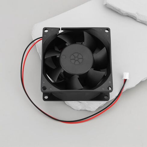 مروحة محورية عاكسة 2 دبوس 24 فولت 0.45 أمبير V35132-16F V35132-55RA متوافقة مع Nidec 80x80x38mm in Kuwait