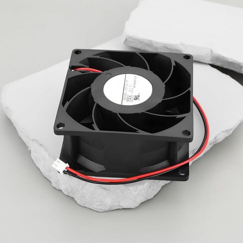 مروحة محورية عاكسة 2 دبوس 24 فولت 0.45 أمبير V35132-16F V35132-55RA متوافقة مع Nidec 80x80x38mm in Kuwait