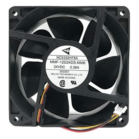 MMF-12D24DS-MM6 24V 0.38A 120MM Fan - NC5332H75A 12CM 12038 3-Wire Inverter Cooling Fan in Kuwait