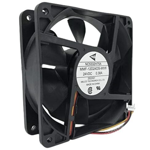 MMF-12D24DS-MM6 24V 0.38A 120MM Fan - NC5332H75A 12CM 12038 3-Wire Inverter Cooling Fan in Kuwait
