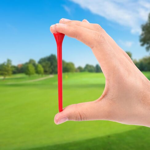 Golf Castle Tees Plastic Bulk Tee, 3.15 inch Step Down Unbreakable Mixed or Same Height Practice, 30 Pcs in Saudi Arabia