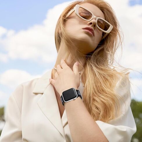 Designer Sports Band - Black with Motivational Quotes, Compatible with Apple Watch All Series & iWatch S11 46mm&42mm in Saudi Arabia