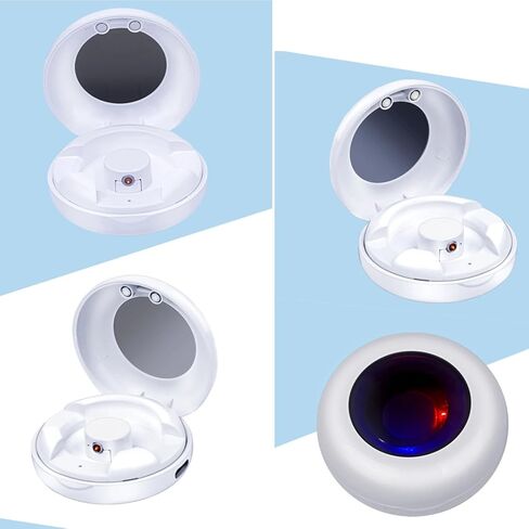 Smart Ring Charging Case Magnetic Charging Compartment Compact Box Portable Charger for for R02 R06 R11M R8 Fitness Ring with Magnetic Charging Port, in Saudi Arabia