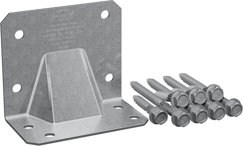 Simpson Strong-Tie HGA10KT HGA Galvanized Hurricane Gusset Angle with SDS Screws (10-Qty)(Pack of 2) in Saudi Arabia