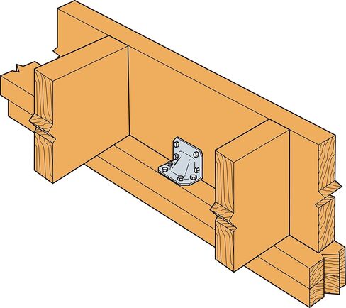 Simpson Strong-Tie HGA10KT HGA Galvanized Hurricane Gusset Angle with SDS Screws (10-Qty)(Pack of 2) in Saudi Arabia