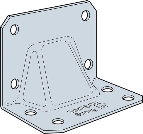 Simpson Strong-Tie HGA10KT HGA Galvanized Hurricane Gusset Angle with SDS Screws (10-Qty)(Pack of 2) in Saudi Arabia