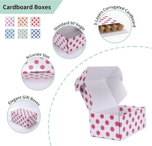 Hoikwo 18 Packs 12x9x4 White Elegant Luxury Gift Boxes Bulk Empty for Mother's Day Presents, Decorative Gift Wrap Boxes with Lids for Women's Presents, Cardboard Shipping Packaging Boxes in Saudi Arabia