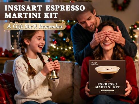 Espresso Martini Gift Kit - All-in-One Cocktail Maker with Espresso Mix & Bar Tool, Ideal Gift for Women, Coffee Lovers, Cocktail Enthusiasts in Saudi Arabia