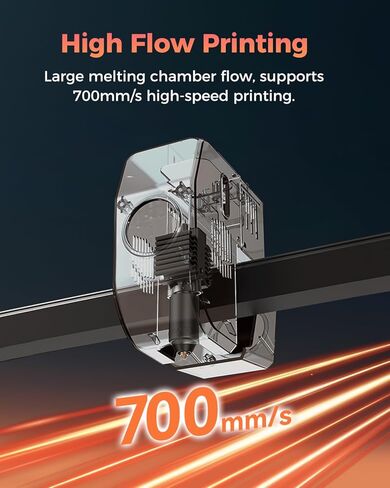 Creality Official Ender 5 Max Hotend، يدعم الطباعة السريعة بسرعة 700 مم/ثانية والطباعة بدرجة حرارة عالية 300 درجة مئوية، تصميم مبتكر متعدد القنوات يعزز كفاءة الطباعة بشكل فعال in Saudi Arabia