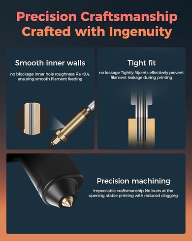 Creality Official Ender 5 Max Hotend، يدعم الطباعة السريعة بسرعة 700 مم/ثانية والطباعة بدرجة حرارة عالية 300 درجة مئوية، تصميم مبتكر متعدد القنوات يعزز كفاءة الطباعة بشكل فعال in Saudi Arabia