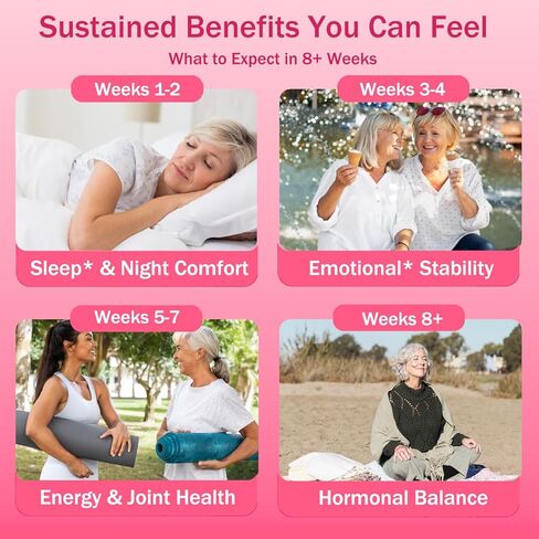 Menopause Supplements for Women, Hormone Balance & PMS Relief Gummies, with DIM, Vitamin B6, Chasteberry & Black Cohosh, Hormone Harmony Supports Hot Flashes | Night Sweats | Mood* Swings, 120 Gummies in Saudi Arabia