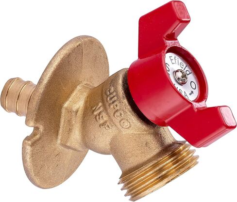 EFIELD (Pack of 2) Valve 1/4-Turn Sillcock Hose Bibb with Flange 1/2 in. Pex Inlet x 3/4 in. MHT Outlet,(SILLCOCK031) in Saudi Arabia