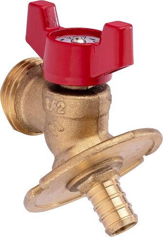 EFIELD (Pack of 2) Valve 1/4-Turn Sillcock Hose Bibb with Flange 1/2 in. Pex Inlet x 3/4 in. MHT Outlet,(SILLCOCK031) in Saudi Arabia