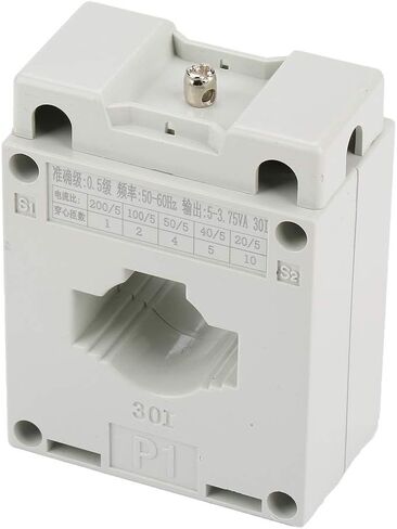 30mm Hole Current Transformer - Primary and Secondary Mutual Inductor with 5A Rating - Flame Retardant Material Rated for Voltage Below 0.66 kV - Electrical Monitoring in Saudi Arabia