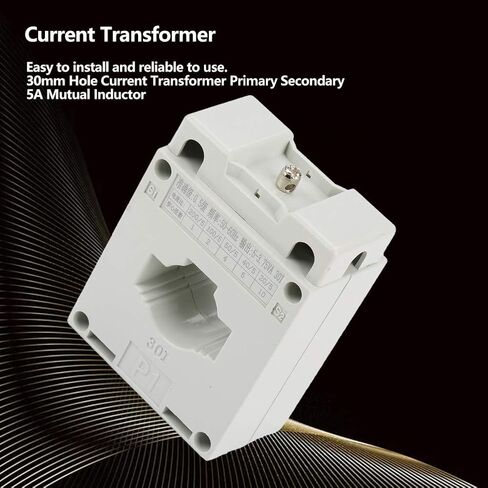 30mm Hole Current Transformer - Primary and Secondary Mutual Inductor with 5A Rating - Flame Retardant Material Rated for Voltage Below 0.66 kV - Electrical Monitoring in Saudi Arabia