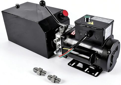 3.5 Gal/14 Quart Hydraulic Power Unit, 2.2kw 220V Single-Acting Hydraulic Pump for Car Lift, 2950 PSI Max Relief Pressure, Replacement for Dump Trailers and Lifting Platforms Mixizap in Saudi Arabia