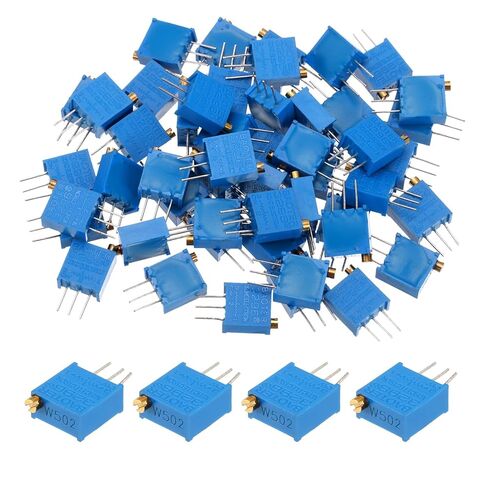 MECCANIXITY 20Pcs 100K Ohm Multiturn Trimmer Potentiometer, 3296W Top Adjustable Variable Resistor High Precision Potentiometer for Precision Circuit Adjustment, DIY Electronics Projects in Kuwait