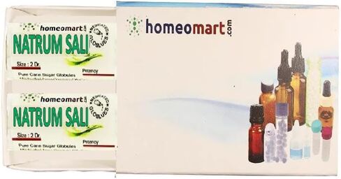 Homeomart.com حبيبات المعالجة المثلية Natrum Salicylicum (حبوب) بقوة 6C، عبوة من 2 in Saudi Arabia