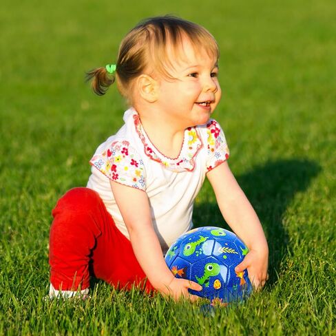 U&C Planet Soccer Ball Size 2 Size 3 Size 4 for Toddler Kids with Pump Deflated, Cartoon Unicorn Dinosaur Soccer Ball Toy for Girls Boys 1-3 2-8 6-12 in Saudi Arabia