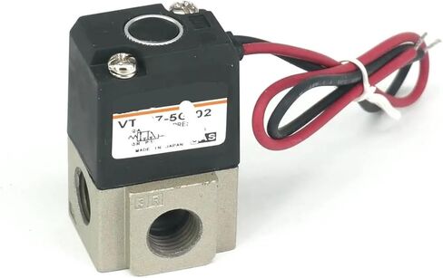 1/4 "ميناء صمام الجسم ميناء 3 ميناء الملف اللولبي صمام التمثيل المباشر سدادة مطاطية VT307-3G-02 VT307-4G-02 VT307-5G-02 VT307-6G-02 (DC12V) in Saudi Arabia