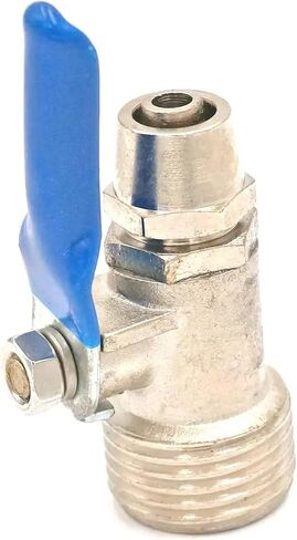1 Pcs Installation Hose Outer Diameter 6/8/10/12mm -1/4" 3/8" 1/2" External Thread Nickel-Plated Brass Quick-Install Ball Valve(Fit for Hose 8x5mm,1/2) in Saudi Arabia