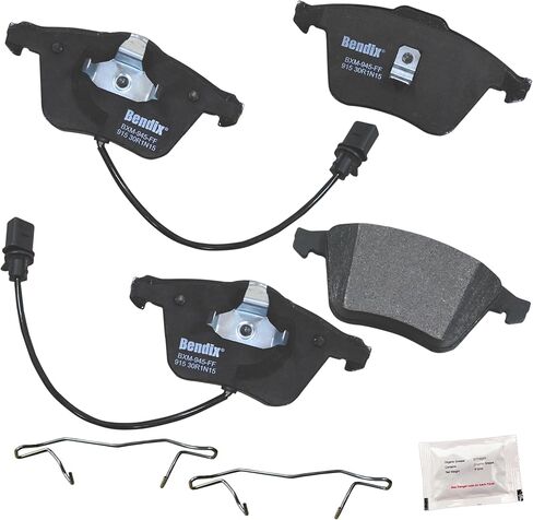 Bendix Priority1 CFC2076 Ceramic Front Brake Pads compatible with Select Models Lexus ES250,ES300h,ES350,UX200,UX250h,Toyota Avalon,Camry,C-HR,Corolla Cross,RAV4,Venza in Saudi Arabia