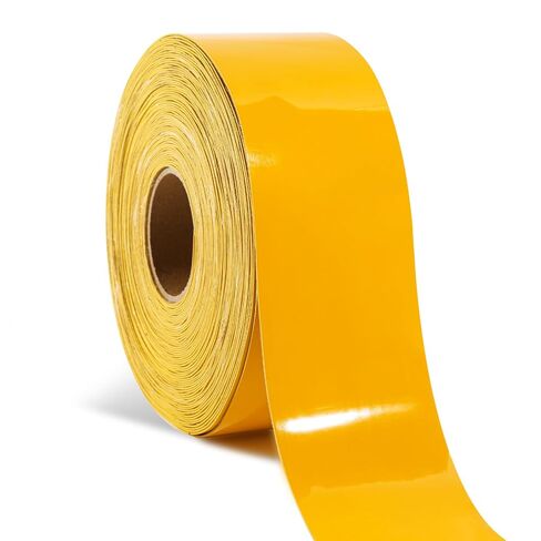 Heavy Duty Indoor&Outdoor Floor&Pavement Marking Tape – Industrial Safety Tape, Peel and Stick, Long Lasting Adhesive, Warehouse & Facility Line Marking(Yellow, 2 Inch x 108 Feet) in Saudi Arabia