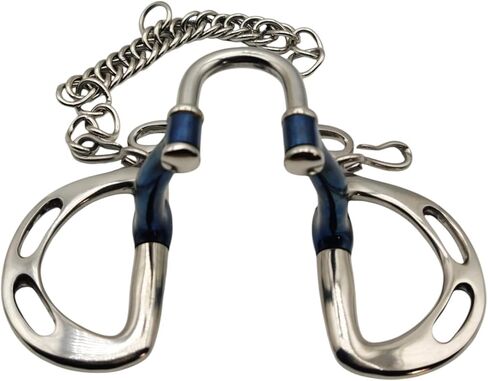Uxeter Kimberwick Correction Bit with Sweet Iron Mouth – 5″ Medium Ported Blue Sweet Iron Mouth in Saudi Arabia