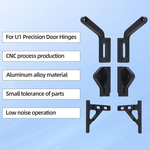 FYSETC Upgraded Metal Parts for Snapmaker-U1 Door: Assembly All Metal CNC Door Hinge 180/270° Adjustable Easy to Swivel Compatible with Snapmaker U1 3D Printer Not for J1 J1S in Saudi Arabia