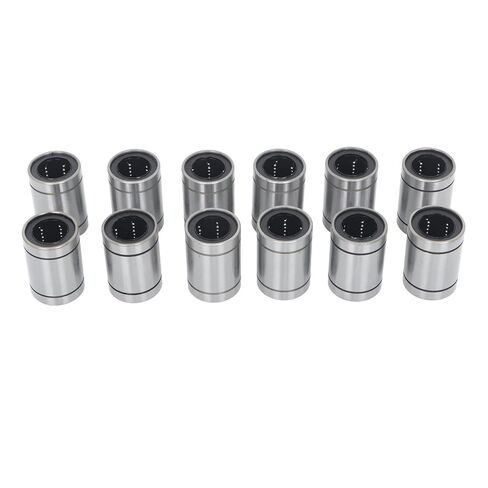 findmall Smooth Motion LM25UU Linear Bearings 12 Pcs - 25mm Bore 40mm OD for 3D Printer and CNC Router Builds and Upgrades in Saudi Arabia
