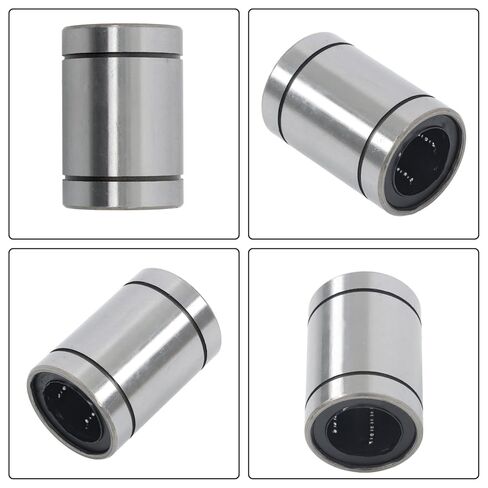 findmall Smooth Motion LM25UU Linear Bearings 12 Pcs - 25mm Bore 40mm OD for 3D Printer and CNC Router Builds and Upgrades in Saudi Arabia