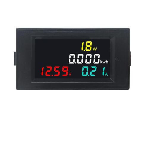KETOTEK Voltmeter Ammeter DC 14-600V 20A, 4 in 1 Multimeter Panel Kwh Volt Amp Watt Meter, Digital Power Meter Energy Monitor DC Current Meter with Built-in Shunt in Saudi Arabia