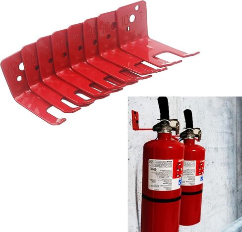 Fire Extinguisher Mounts & Brackets,8 Pack Fire Extinguisher Brackets and Holders, Fire Extinguisher Wall Hook Holder Hanger for 10 lb fire Extinguisher Mount in Saudi Arabia
