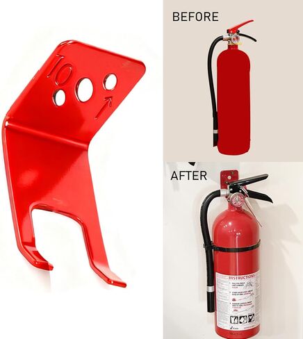 Fire Extinguisher Mounts & Brackets,8 Pack Fire Extinguisher Brackets and Holders, Fire Extinguisher Wall Hook Holder Hanger for 10 lb fire Extinguisher Mount in Saudi Arabia