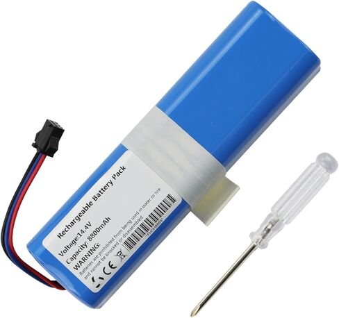 MULS 8800mAh L900 Vacuum Cleaner Battery Replacement for AIRROBO T10 T10+, Coredy L900X L900W, UONI S1 V980 Series, Onson J30 Pro, Kyvol Cybovac E31 S31, NEABOT N2 Robot Vacuum Cleaner in Saudi Arabia