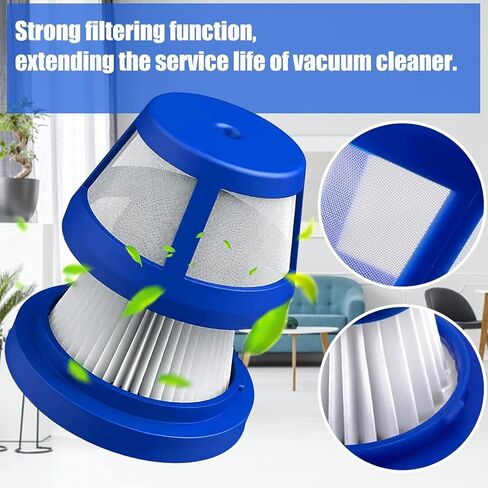 2 Pcs Filter Accessories for Eufy HomeVac H11 and H11 Cordless Handheld Vacuum Cleaner in Saudi Arabia