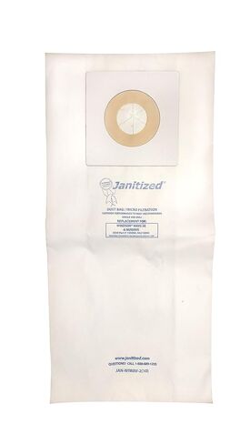 Janitized JAN-WIWAV-2(10) Premium Replacement Commercial Vacuum Paper Bag for Windsor Wave 28", Vacuum Cleaners, OEM#140494, 86215090 (Pack of 10) in Saudi Arabia