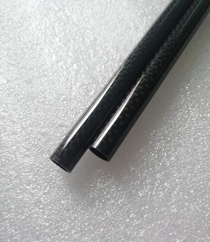 Carbon Fiber Tubes 12mm od x 10mm x 430mm 2PC Roll Wrapped Carbon Fiber Pipes for Quadcopter Multicoptor Frame Body Landing Gear 3D Printer Glossy Surface in Saudi Arabia