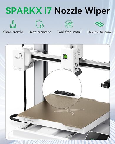 Creality Official SPARKX i7 Nozzle Wiper, 5PCS SPARKX i7 Nozzle Mouth Wiper Strips, Cleaning Nozzle Remove Residual Filament, Optimize Printing Experience in Saudi Arabia