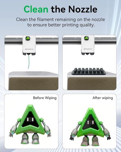 Creality Official SPARKX i7 Nozzle Wiper, 5PCS SPARKX i7 Nozzle Mouth Wiper Strips, Cleaning Nozzle Remove Residual Filament, Optimize Printing Experience in Saudi Arabia